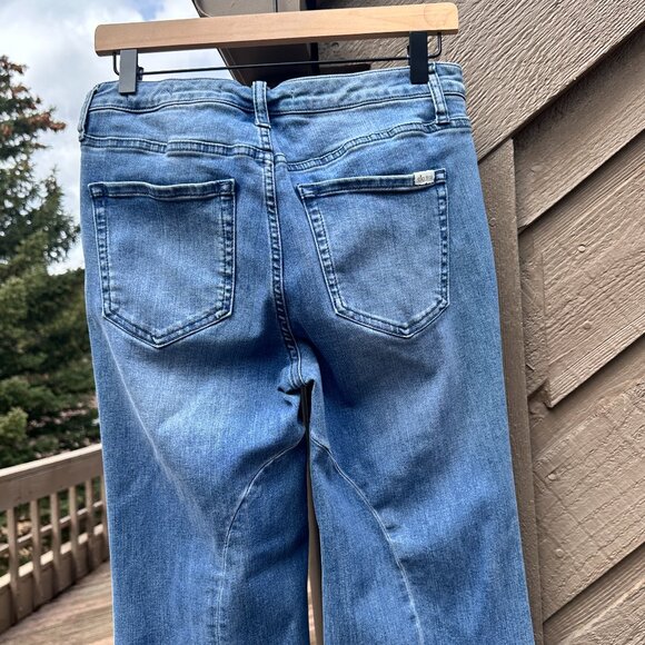 EUC Vintage Ella Moss High Waist Edie Kick-Flare Cropped Jeans - Picture 5 of 14